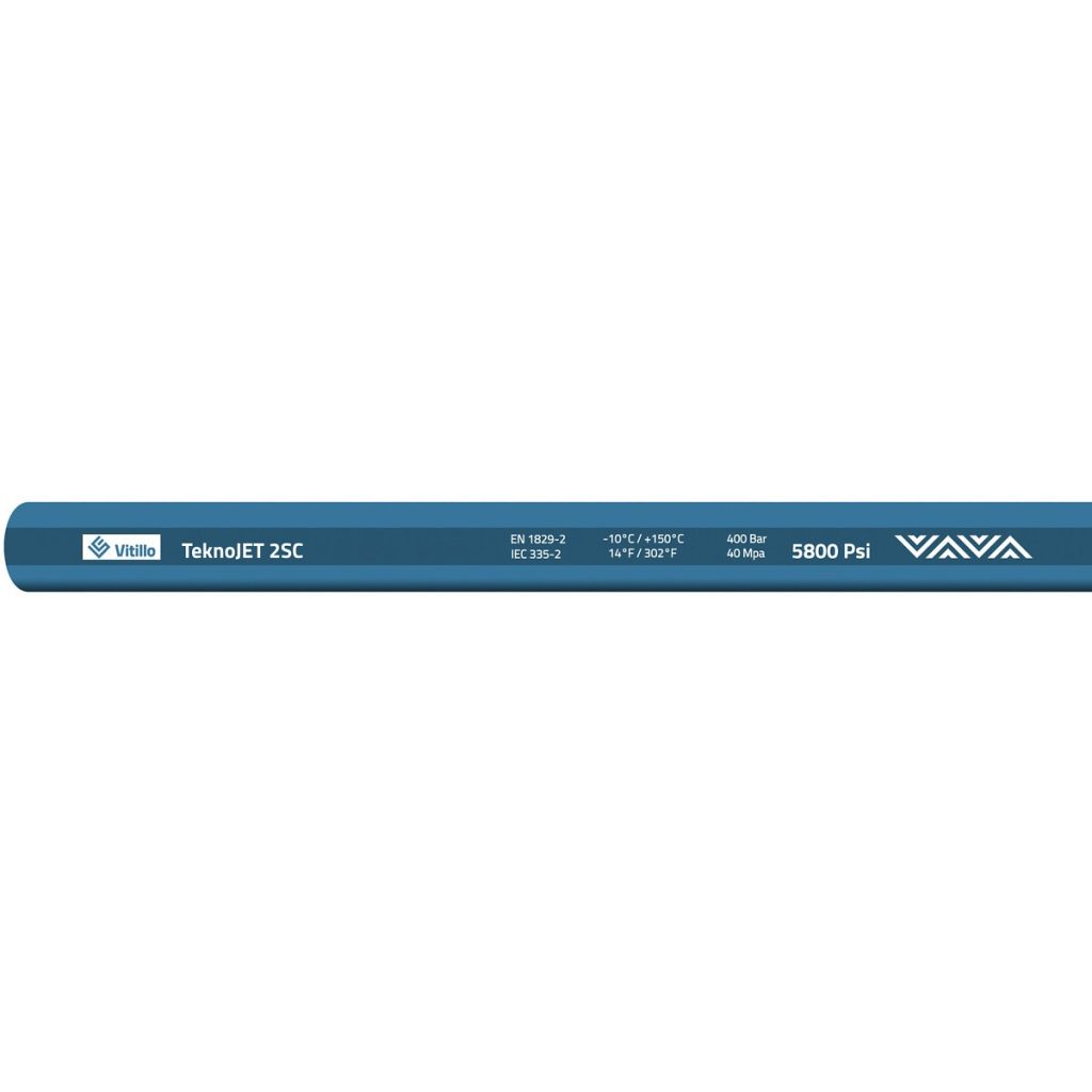 Mazgāšanas šļūtene 2sc-1/4 400bar 150c zils