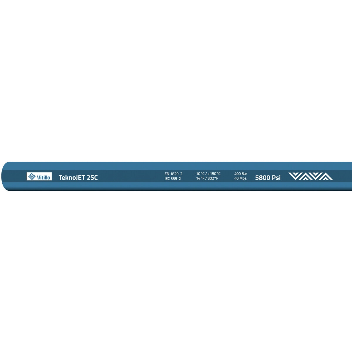 Mazgāšanas šļūtene 2sc-1/4 400bar 150c zils