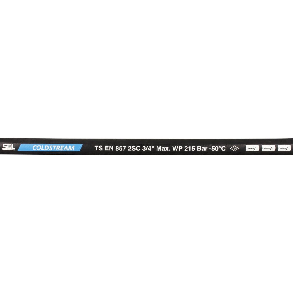 Hidrauliskā šļūtene 2sc-3/4 215bar -50c en857