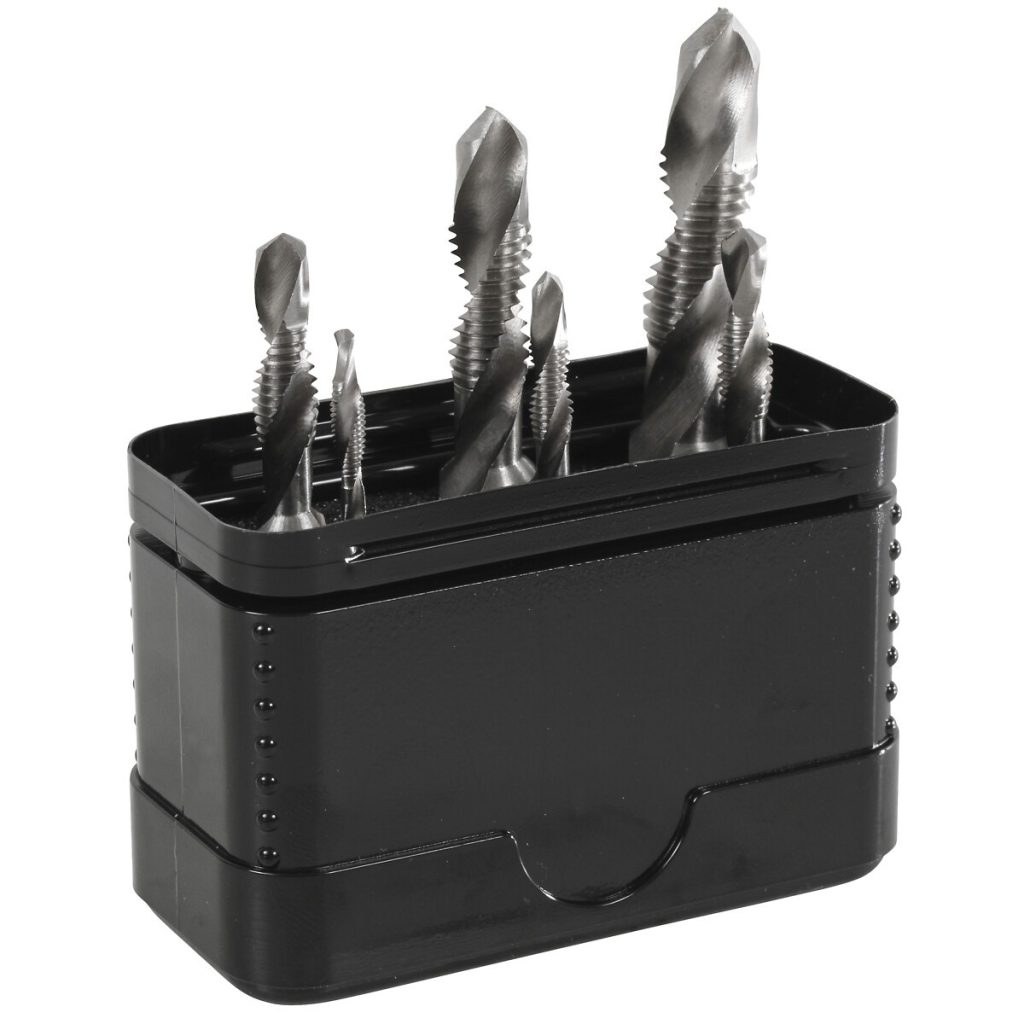 Kombinētais urbis / vītņurbju komplekts 6 gab m3-m10 hss 1/4"