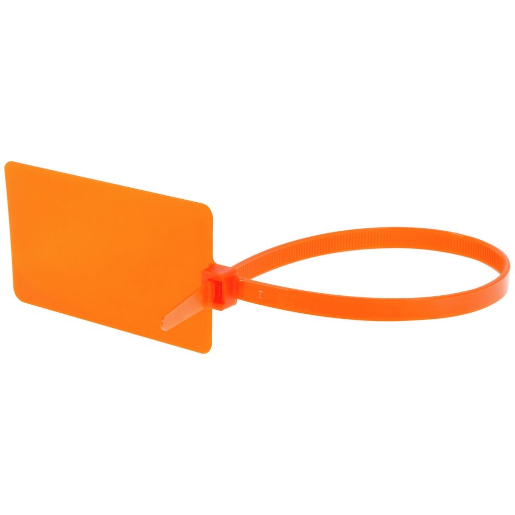 Kabelis kaklasaite 280mm x 7,5mm ar nozīmīti 50 gab.