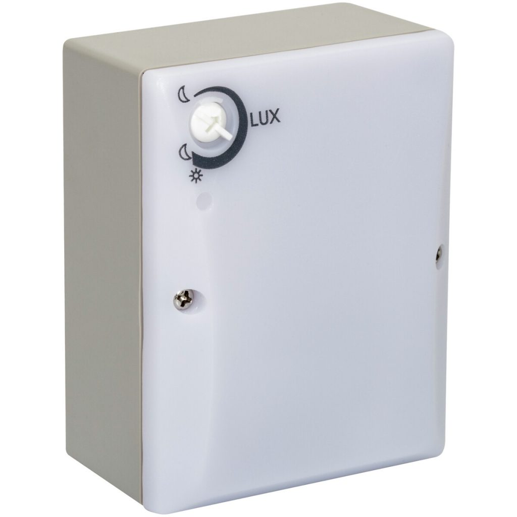 Lux slēdzis 5–300 lx, 10 A, IP44