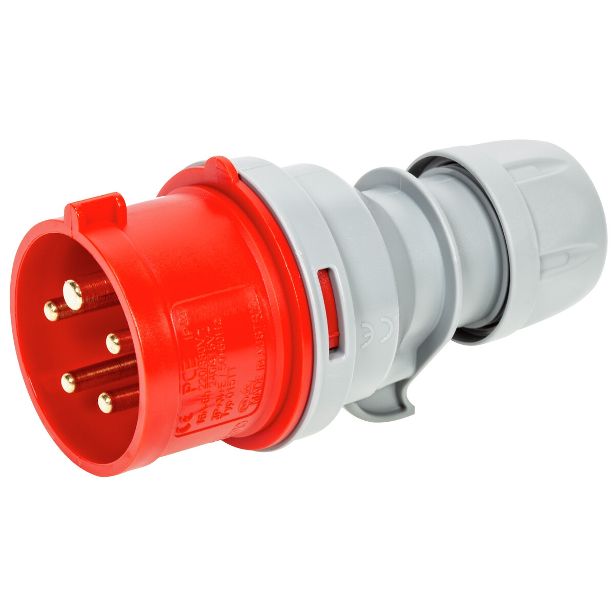 Elektriskā kontaktdakša 16a strāvas strāva turbo-twist