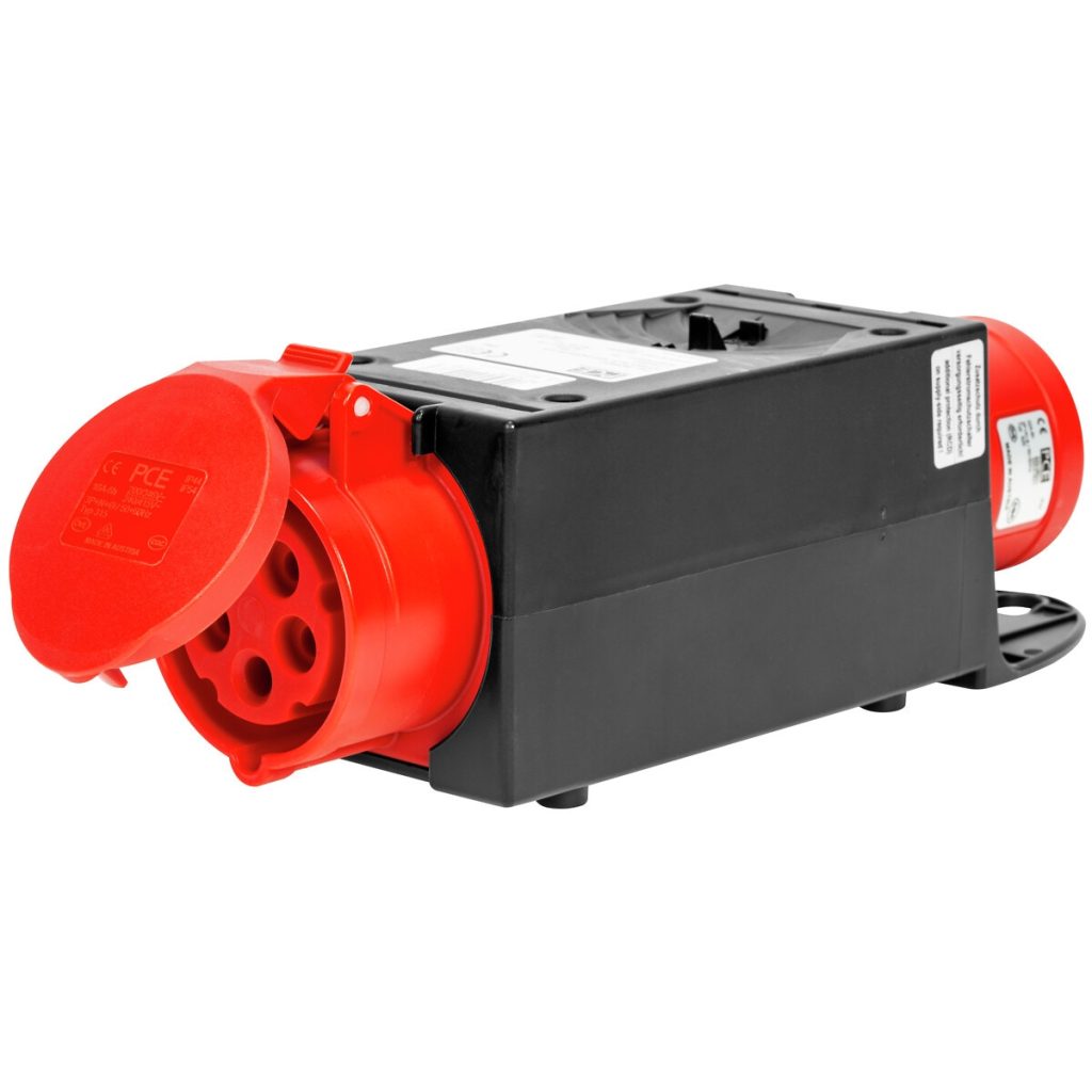 Strāvas strāvas adapteris 32a-16a 400v