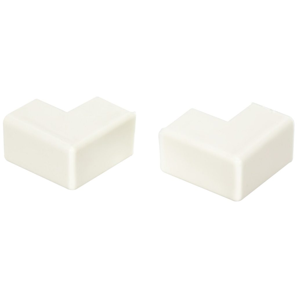 Kabeļu kanāla ārējais stūris 16 × 16, plastmasa