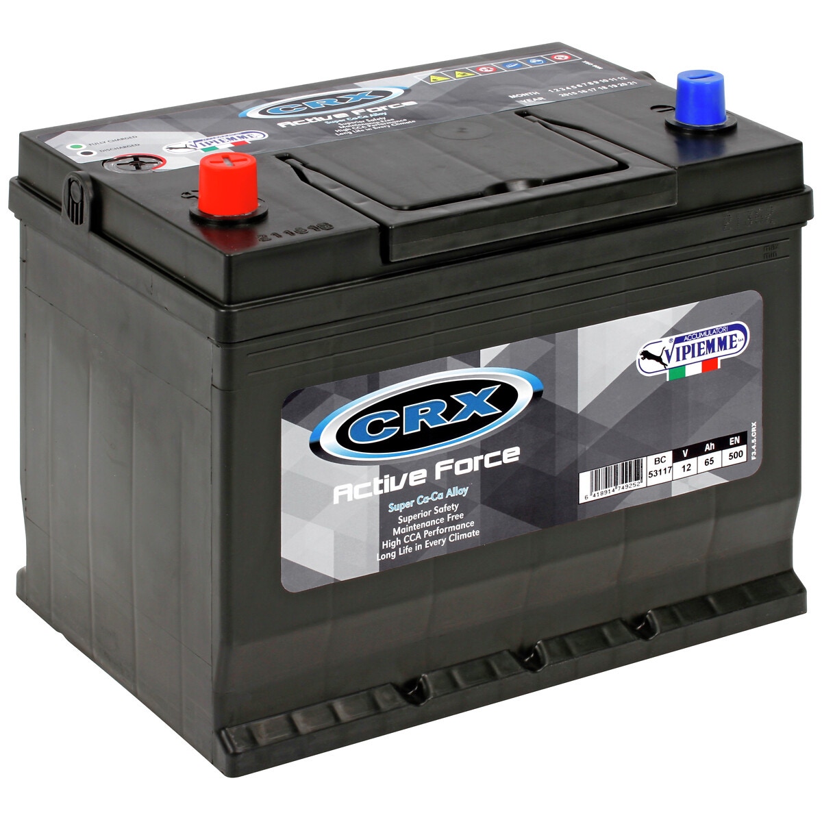 AKUMULATORS AF CRX 65AH +- ASIJA 261X175X220
