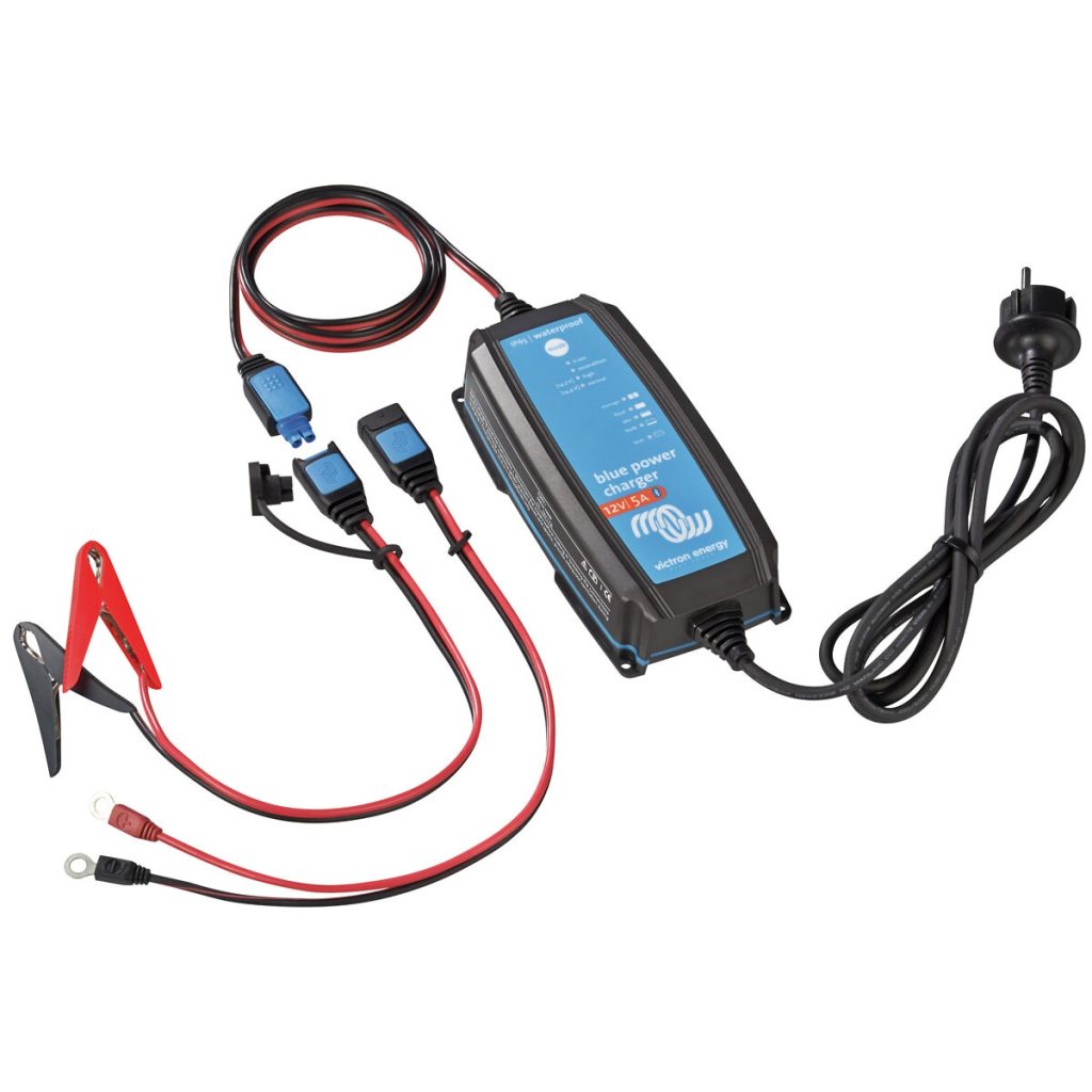 AKUMULATORU LĀDĒTĀJS 12V 5A BLUETOOTH IP65