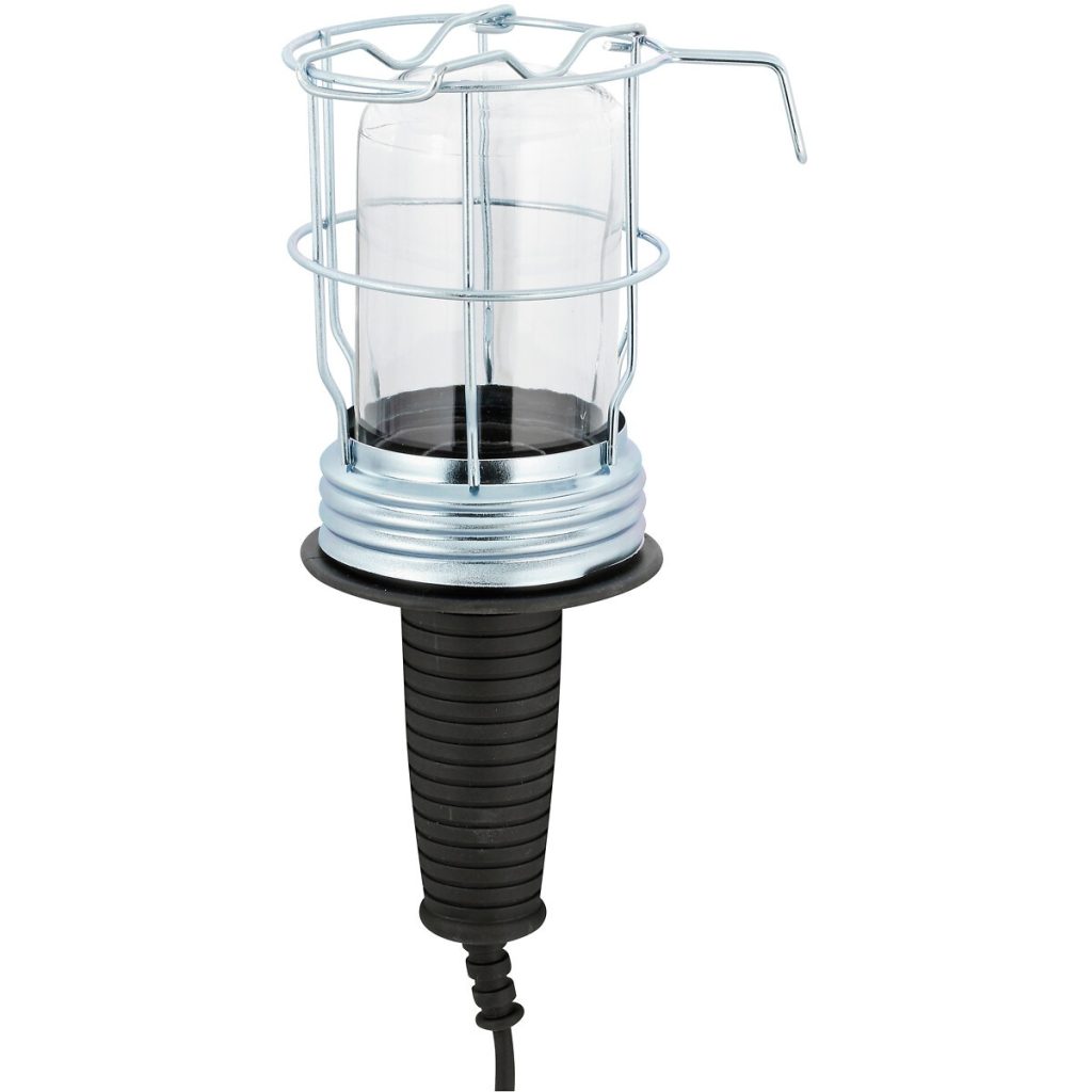 Gumijas handlampa 60w/230v e27 gh20 h07rn-f 5m