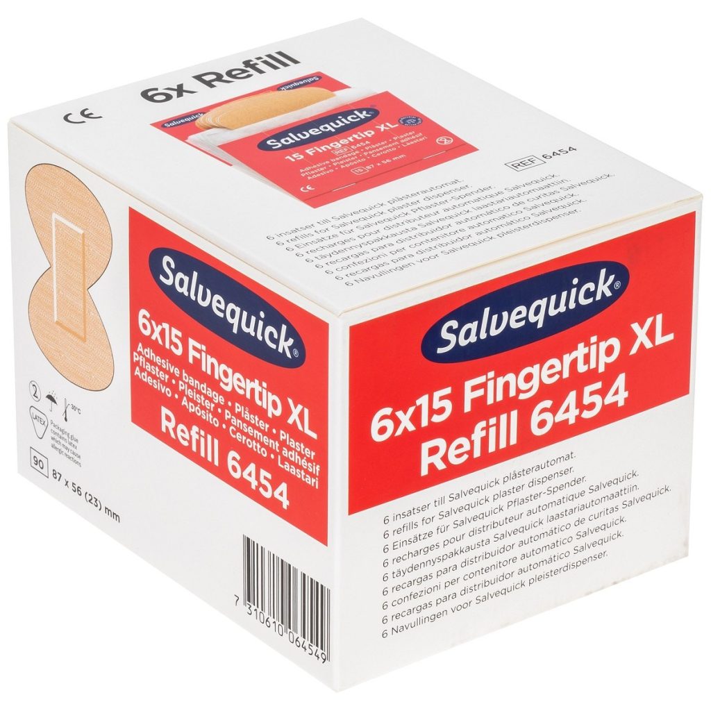 Pirkstu galu plāksteris 6 x 15 gab.