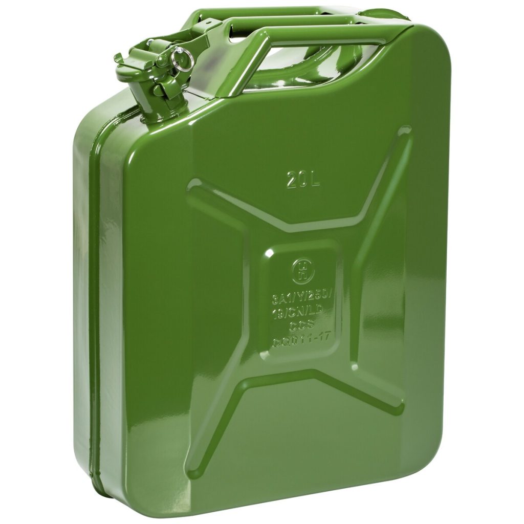Benzīna kanna 20 l, zaļa