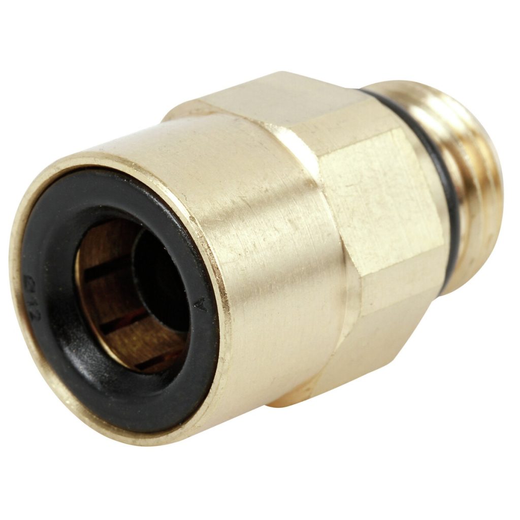 GAISA BREMŽU SAVIENOJUMS 16MM-M22X1,5 TAISNS ĀRĒJAIS SAVIENOJUMS