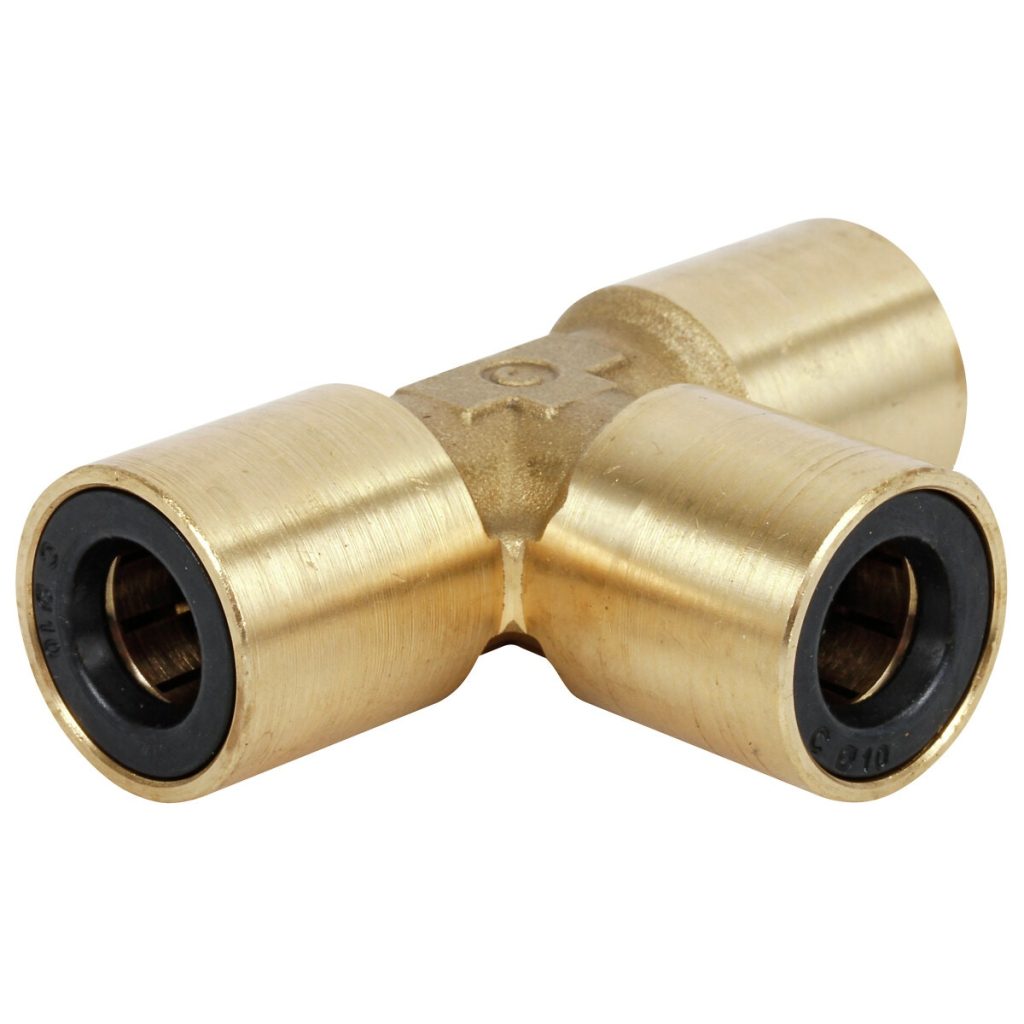 PNEIMOBREMŽU SAVIENOJUMS 10 MM T-VEIDA SAVIENOJUMS
