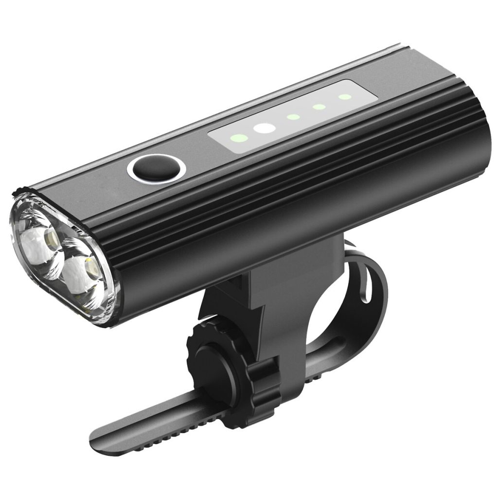 Led velosipēdu priekšējais dienas gaismas sensors 650lm