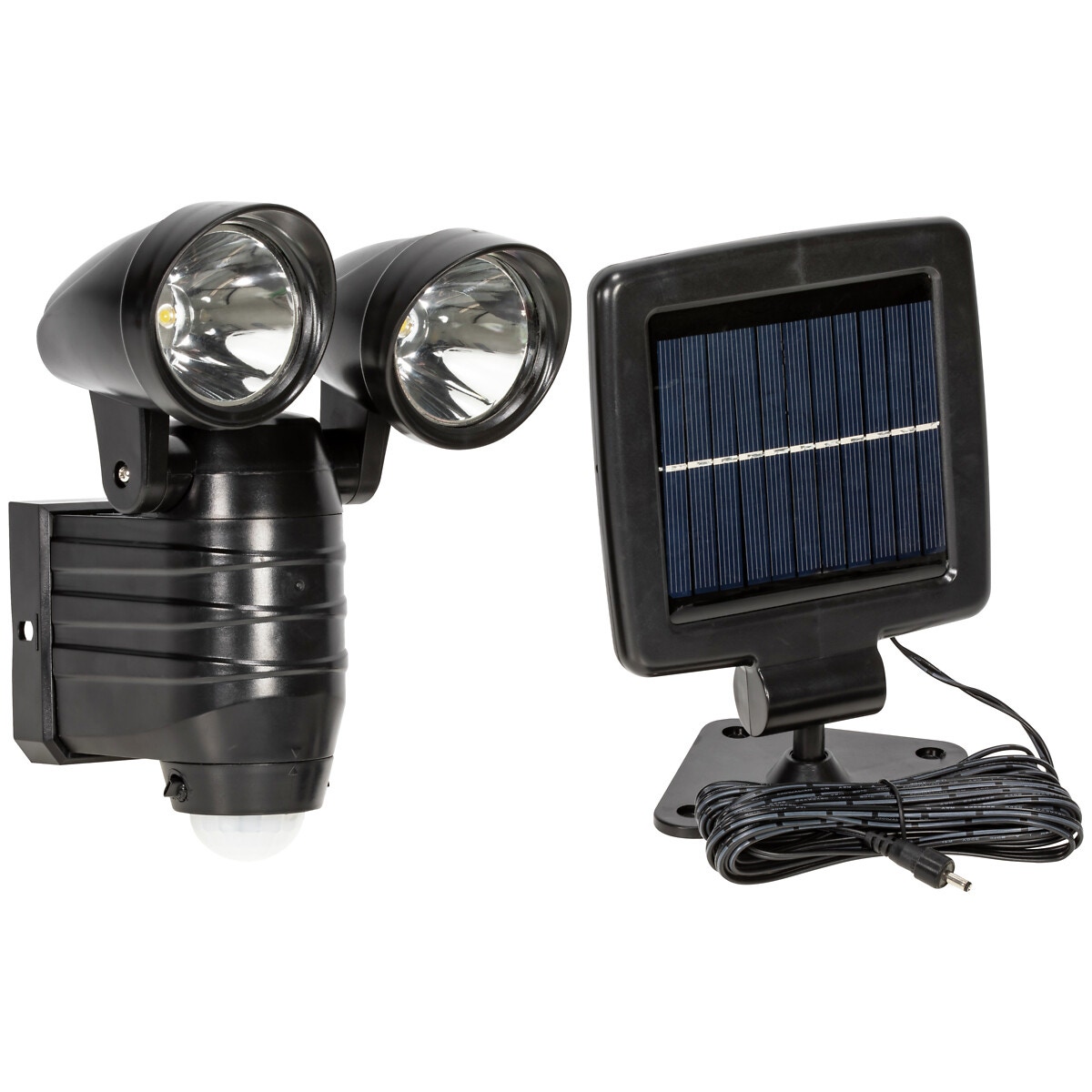Led āra solārija gaisma 2daļīga bezvadu ar sens.