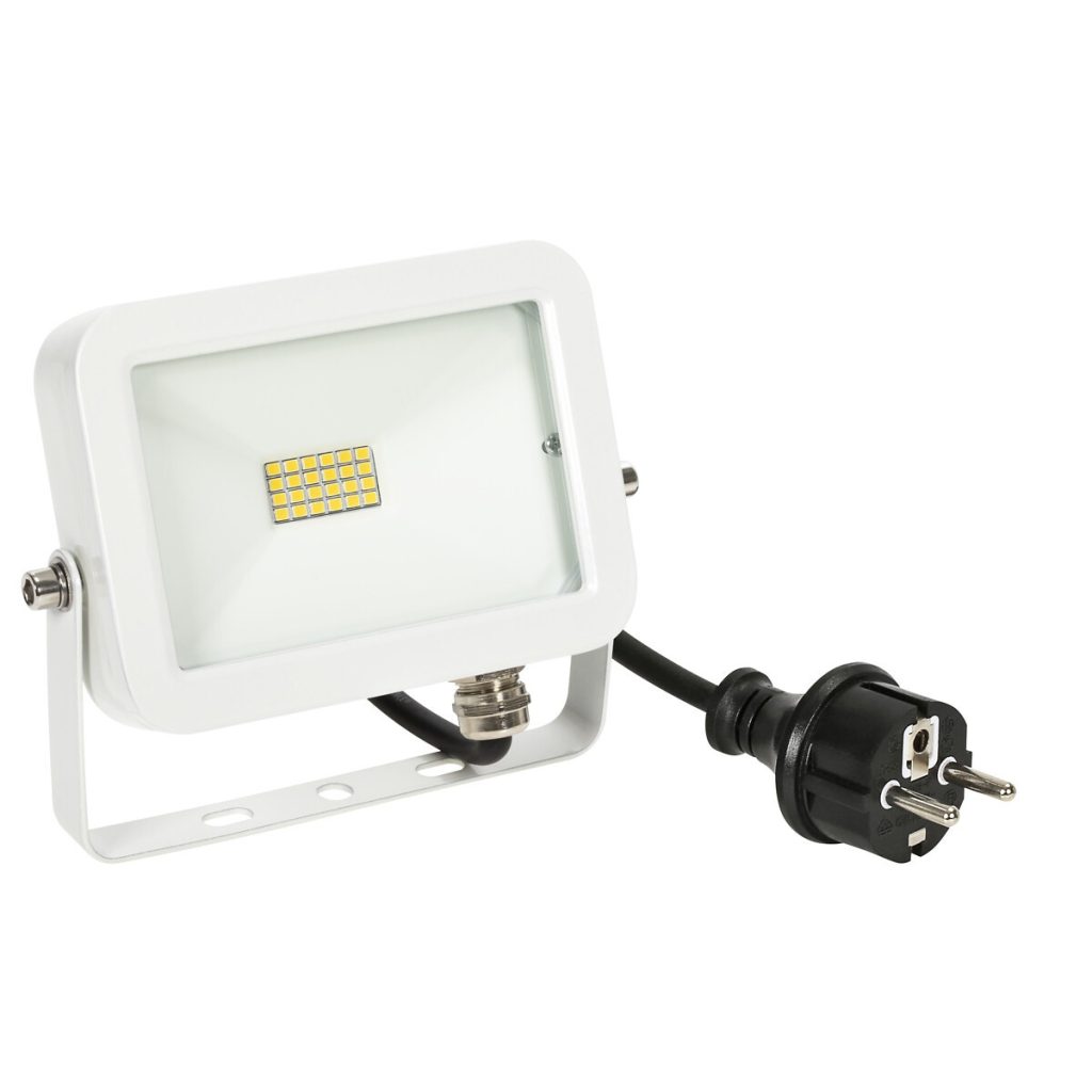 Led prožektors 950lm 10w/230v pad 0,5m kabelis