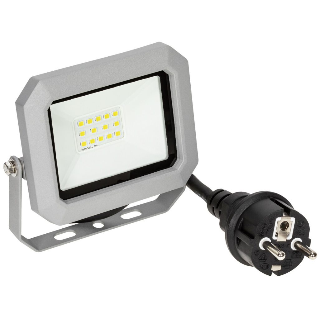 LED prožektors 980lm 10w / 230v 1,5m kabelis