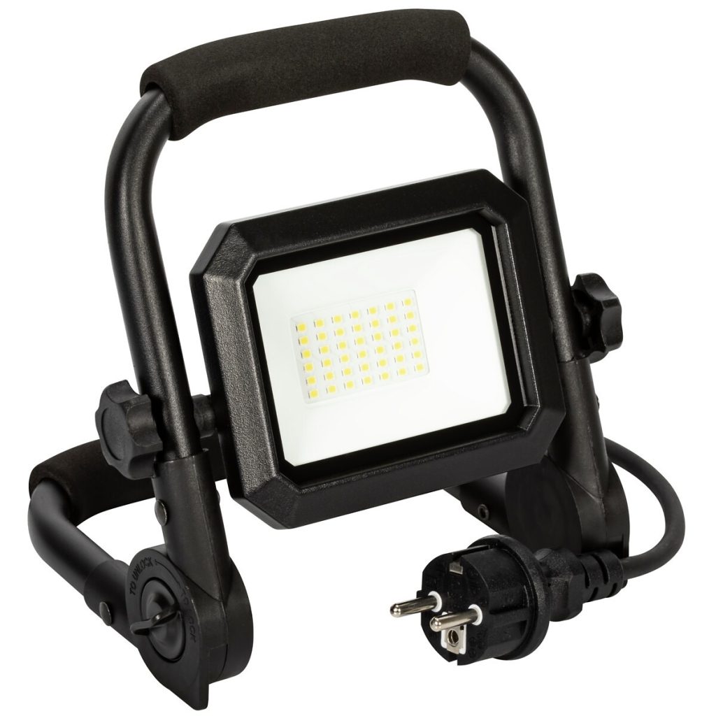 LED PROŽEKTORS 3100LM 30W/230V 1,5 M KABEĻA STATĪVS