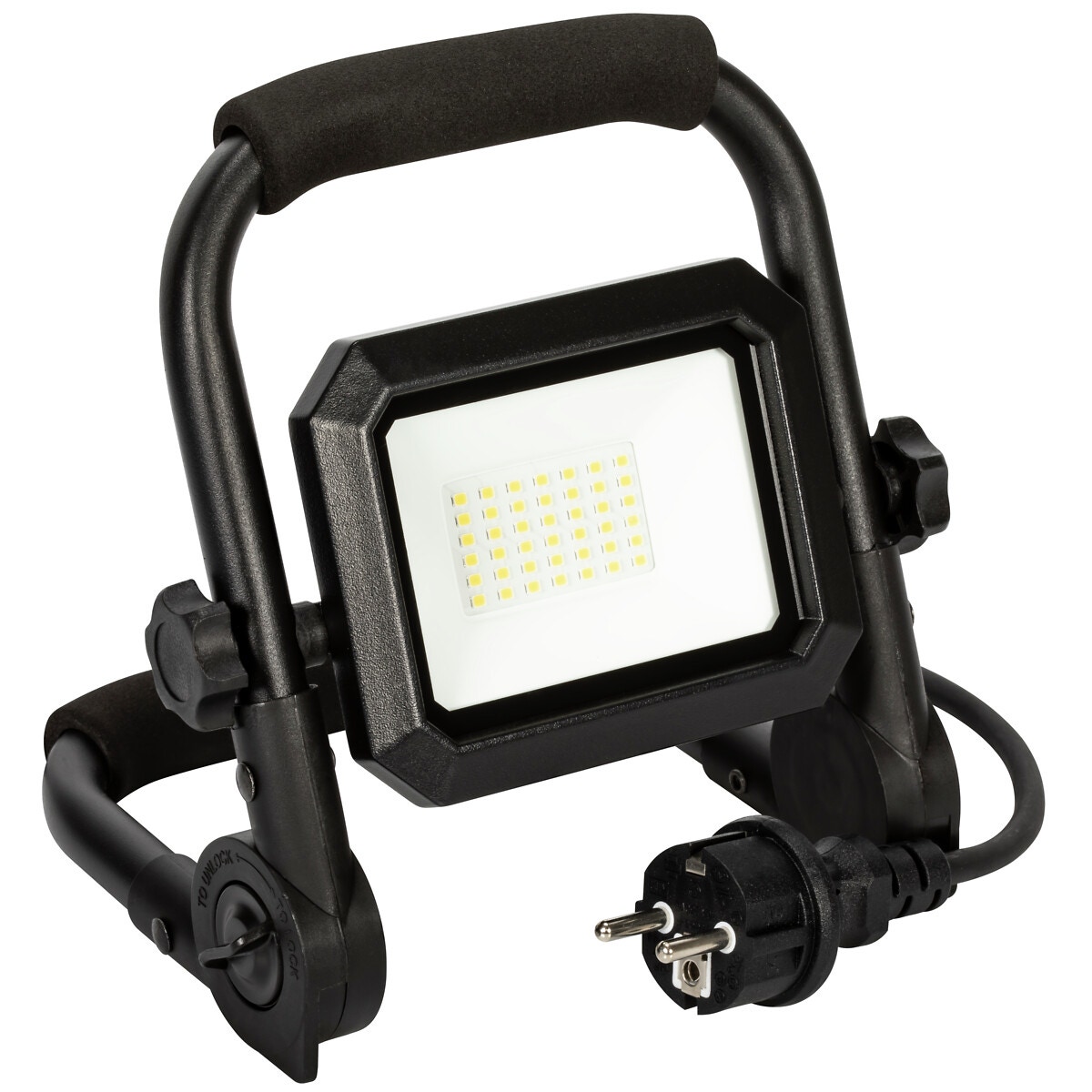 LED PROŽEKTORS 3100LM 30W/230V 1,5 M KABEĻA STATĪVS