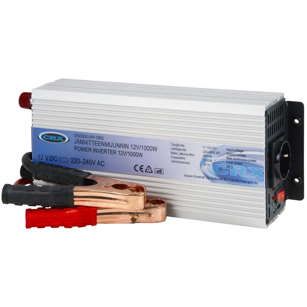 Strāvas invertors 12v/230v 1000w tīra sinusoidālā viļņa
