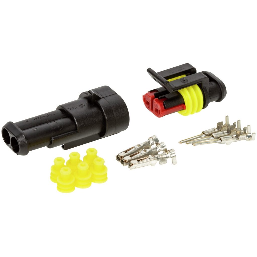 Savienotāju komplekts 2 polu superseal 12/24v
