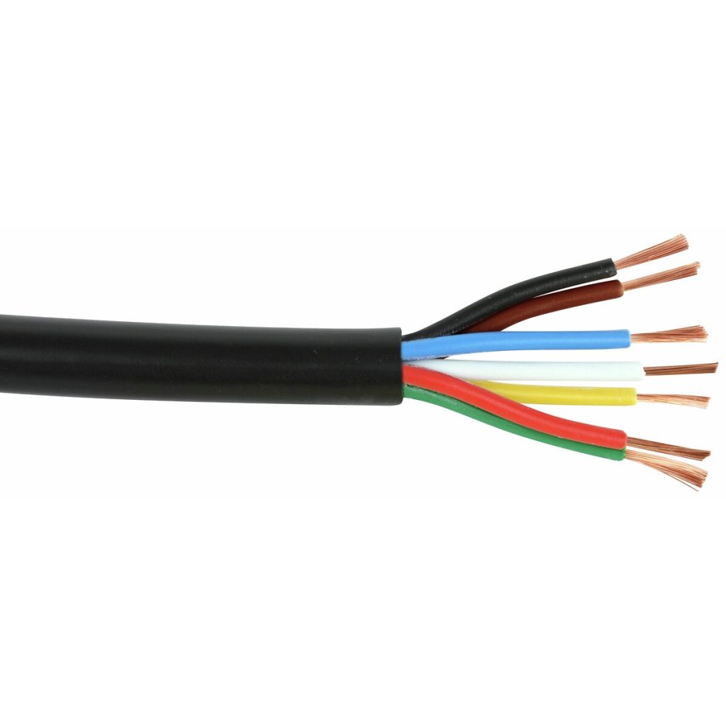 Elektriskais kabelis 6×0,75mm2+1×1,50mm2