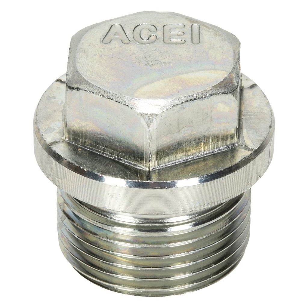 SKRŪVJU AIZBĀŽŅI AR SEŠSTŪRA GALVU UN APKAKLI M22X1,5MM 25GAB Z