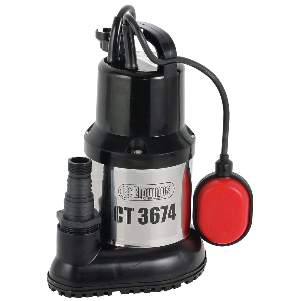 Iegremdējamais sūknis 600 W inox / plastmasa autom/manuāls