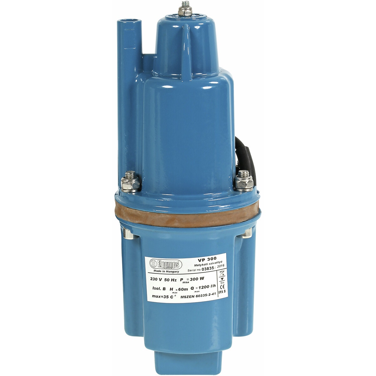Vibrācijas iegremdējamais sūknis vp300 300w