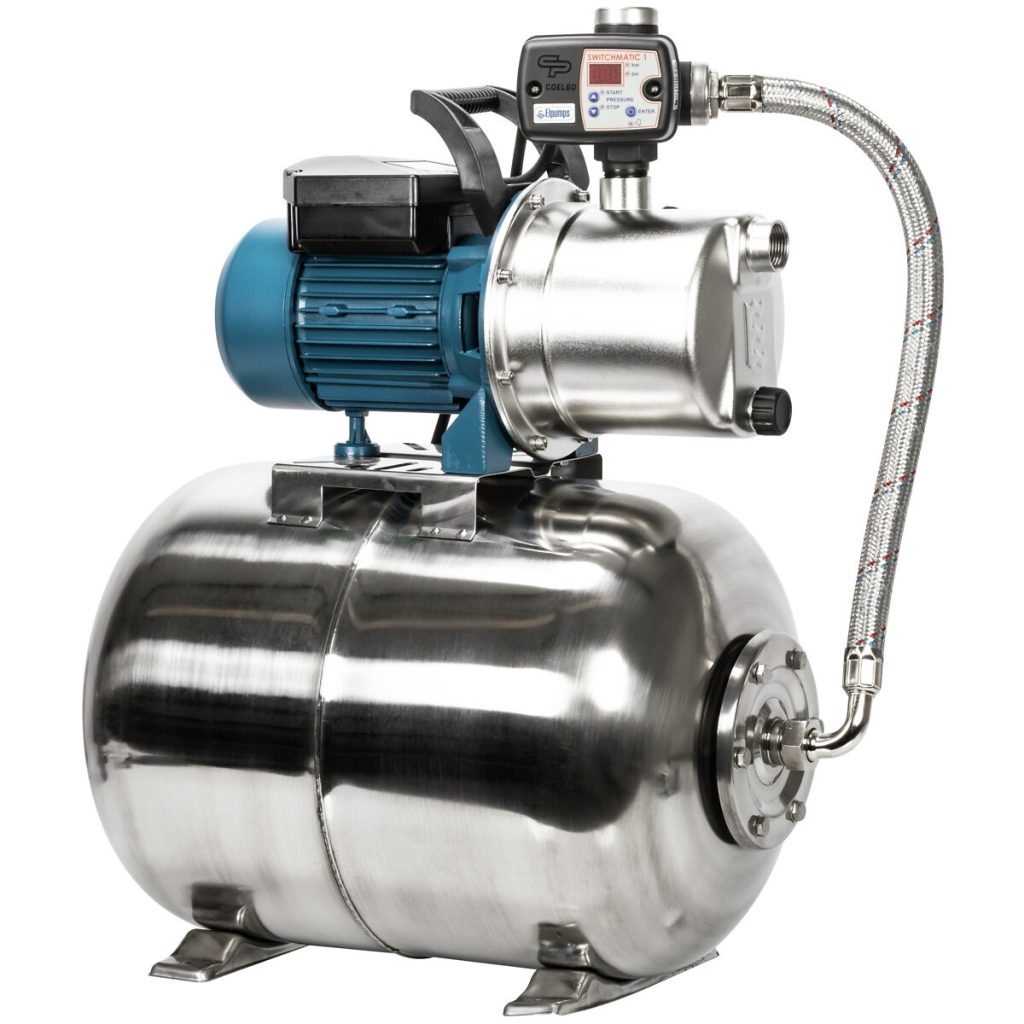 Ūdens padeves sūknis 1500w inox auto