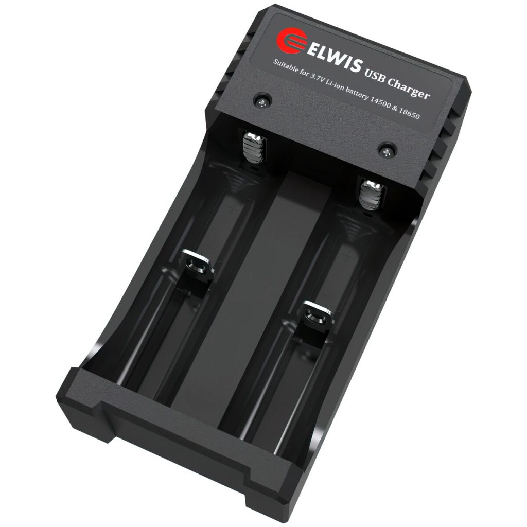 Lādētājs priekš 2×18650 micro usb elwis
