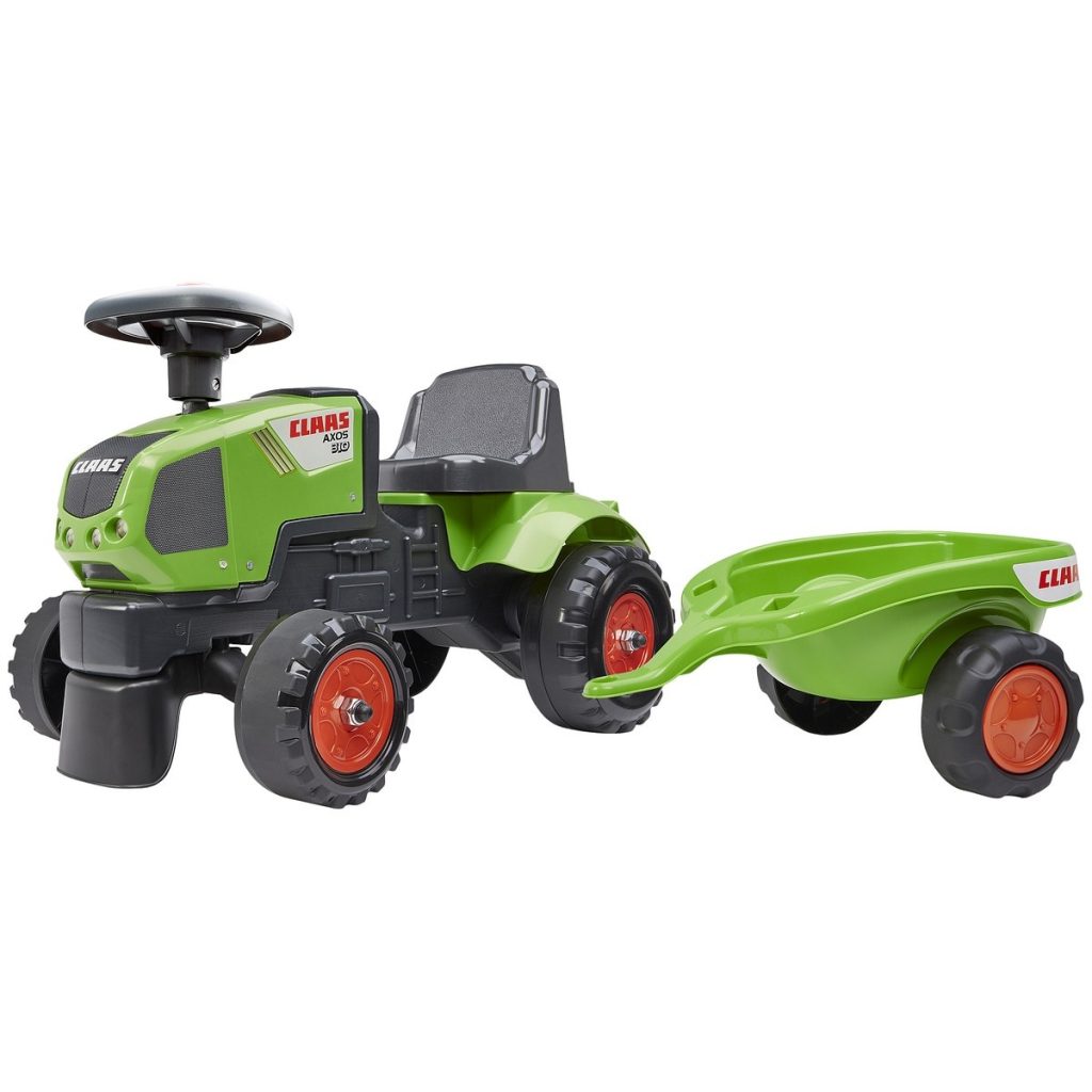 Braucamais traktors claas ar piekabi 1-3 g