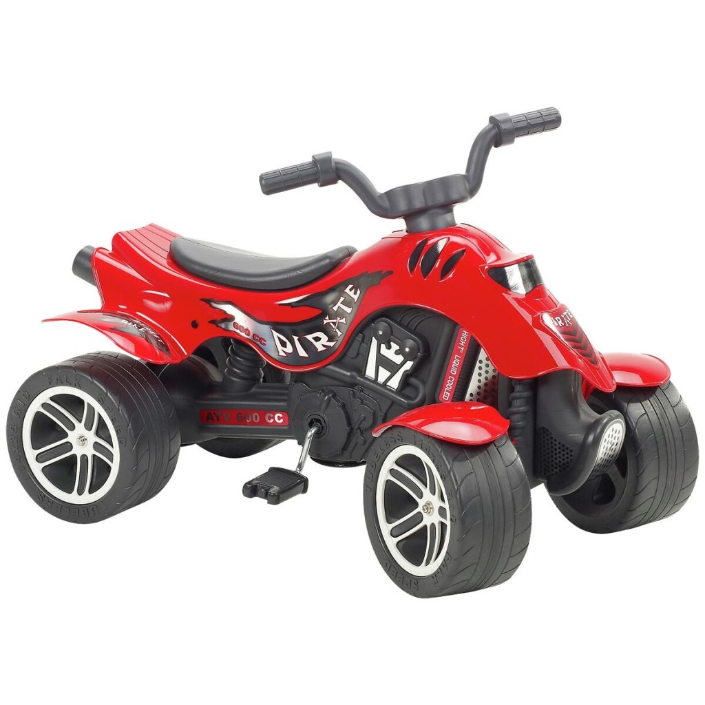Pedāļu atv 3-7 gadu sarkans