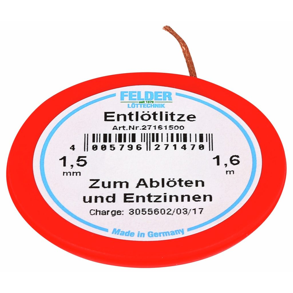 Lodēšanas dakts 1,5 mm/1,6 m