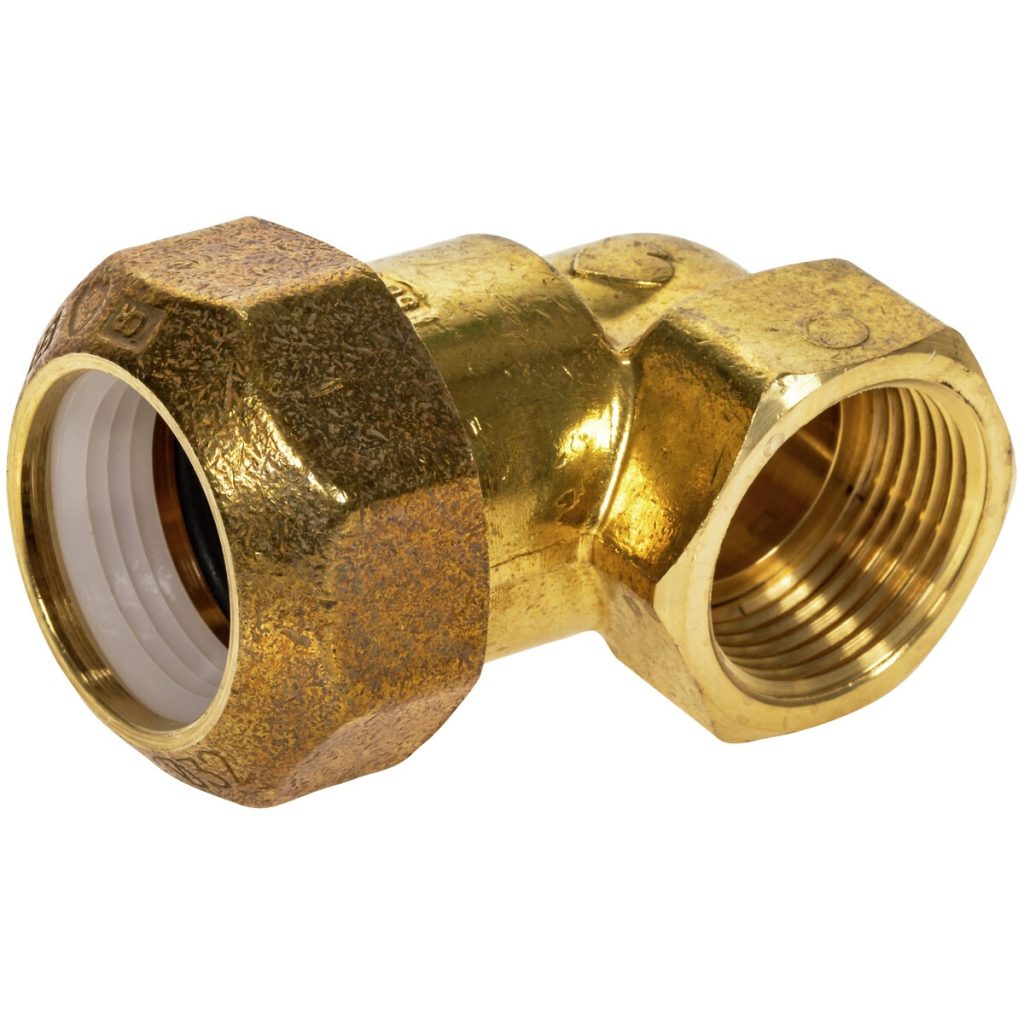 Elkonis 1 1/4″-40mm sievišķais misiņa plastmasa-tērauds