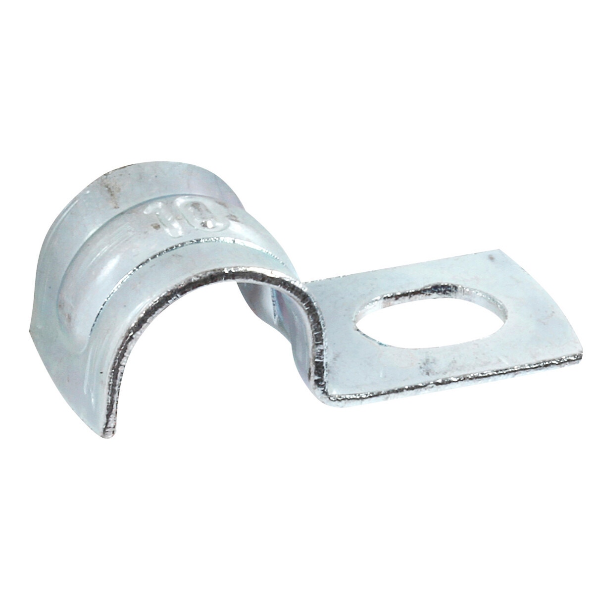 Kabelis klips 16mm 10gab ar vienu caurumu cinkots