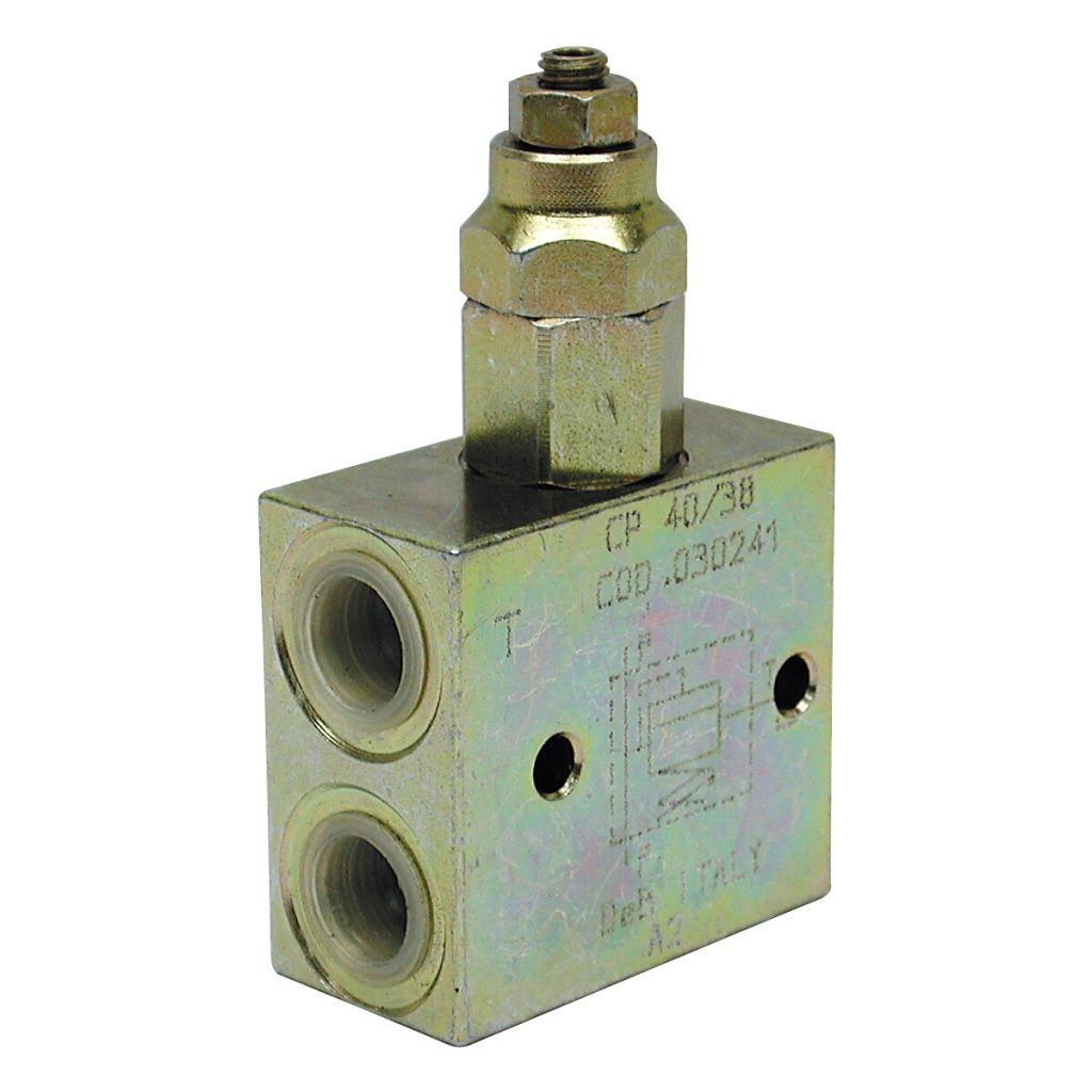 Atbrīvošanas/pretapgāšanās vārsts 3/8" 40l