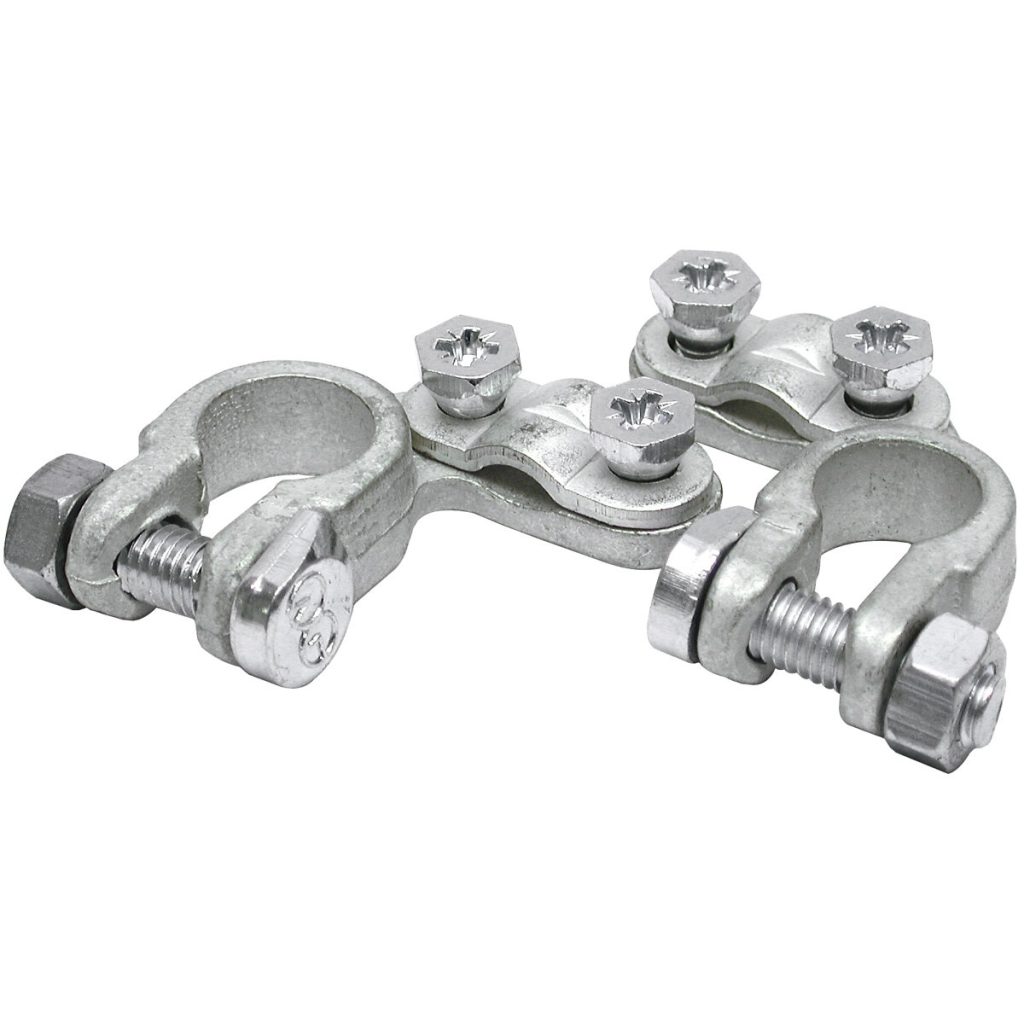 Baterija clampa komplekts, plate +/-16-35mm2 blisteris