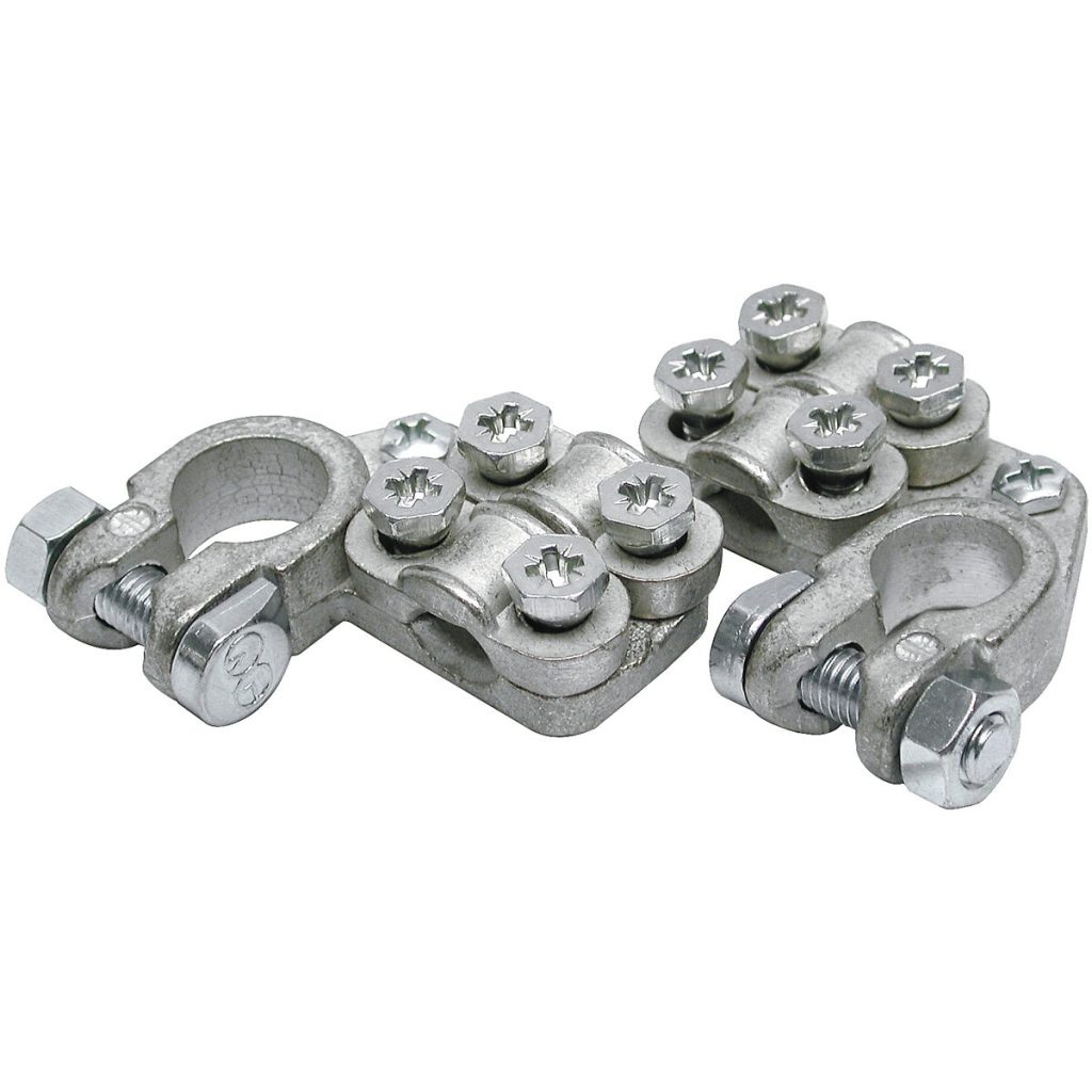 Baterija clampa komplekts, plate +/-50-70mm2 hd blister