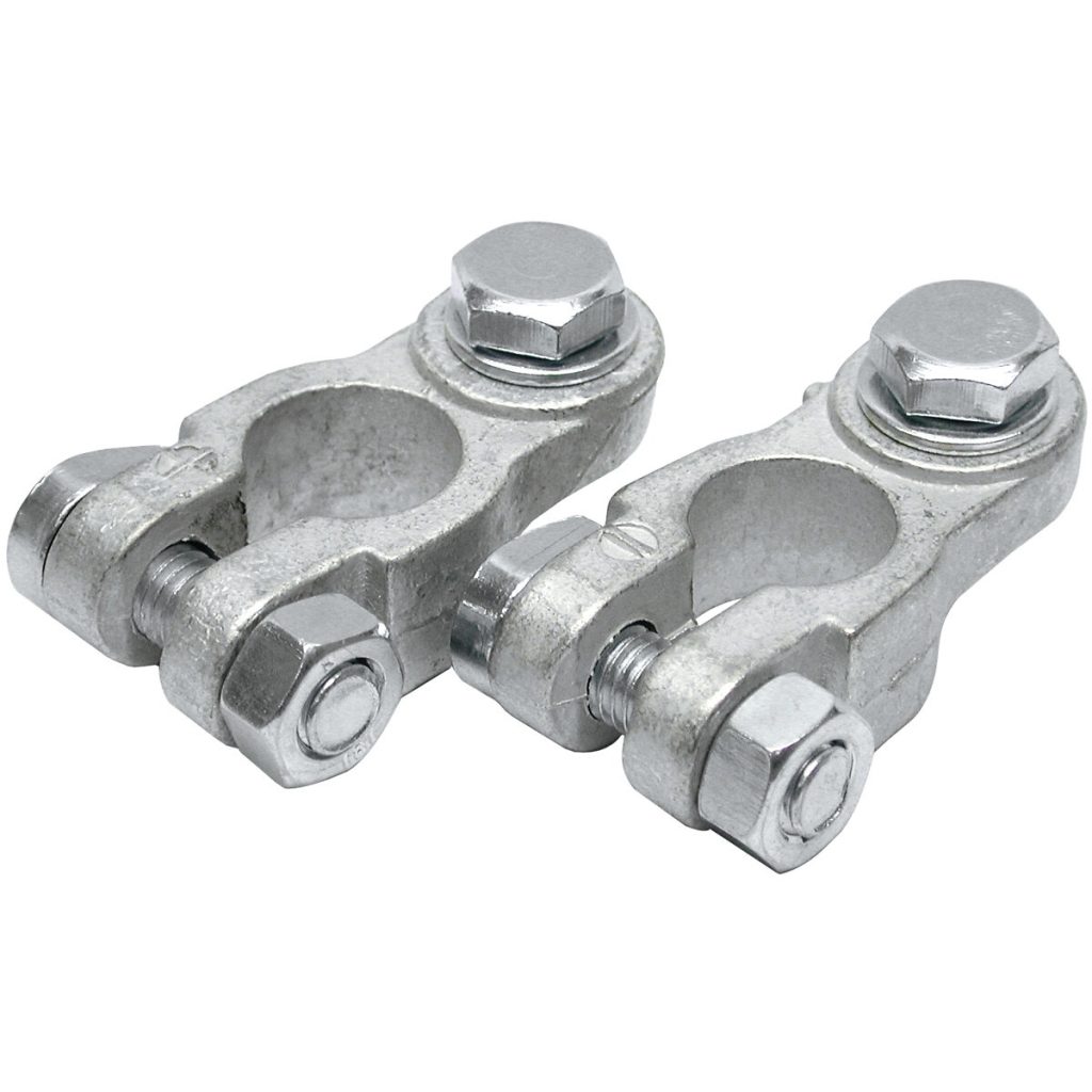 Baterija clampa komplekts ar skrūvi+/-8mm blisteris