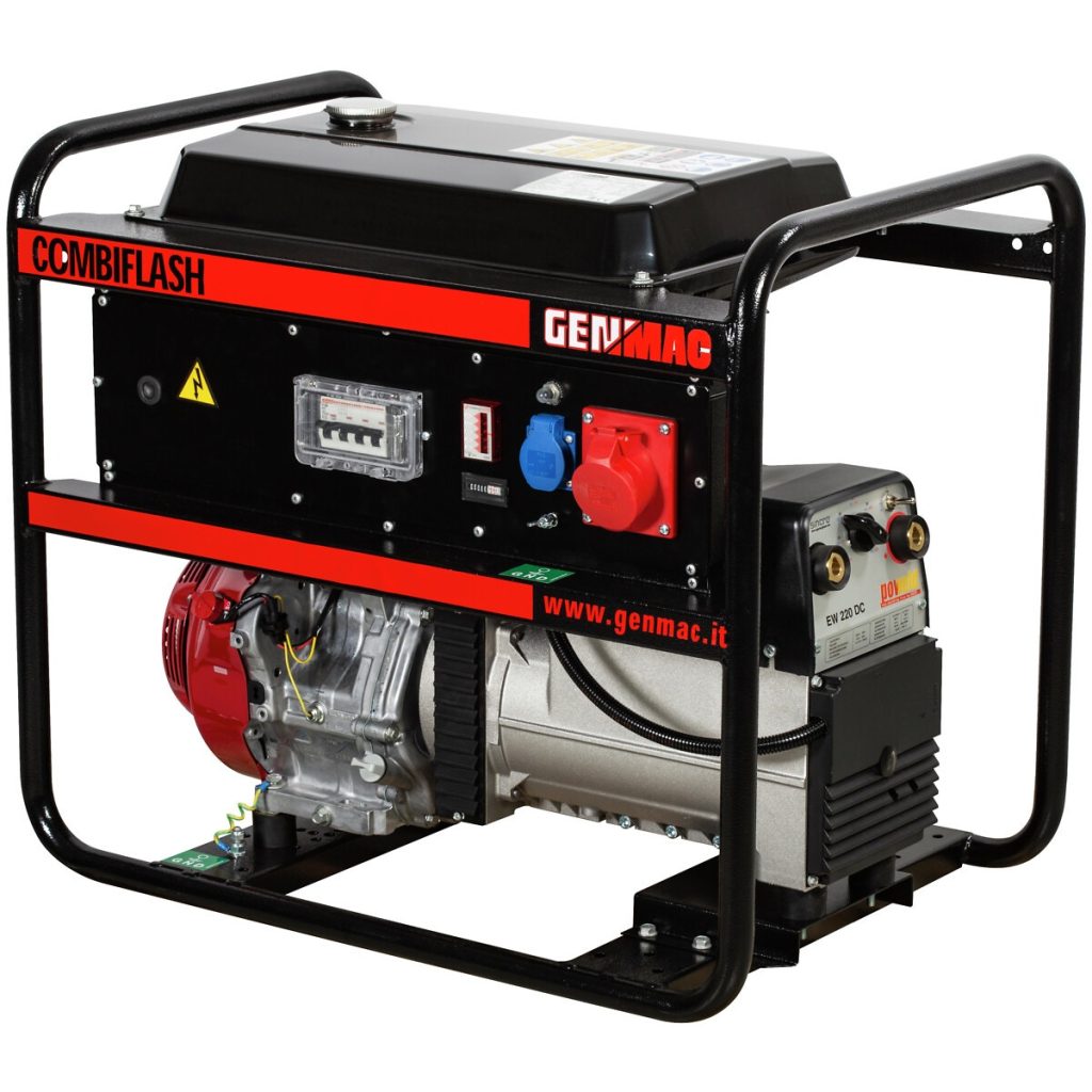 Metināšanas ģenerators 220a / 5,7kw 400v /230v kombifla