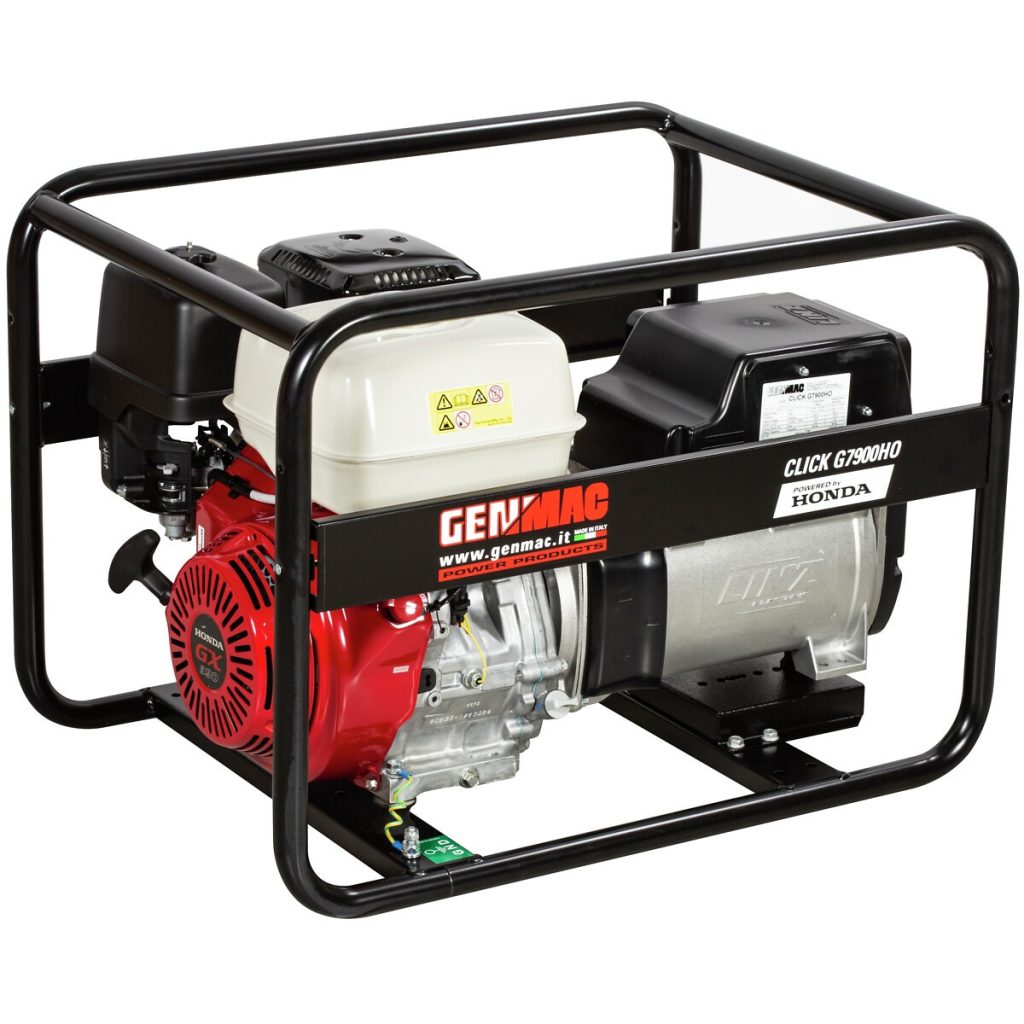 Generator 6,4kw 400 / 230v click g7900ho bensa ho