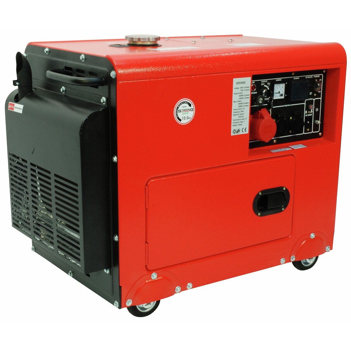 ĢENERATORS 5KW DĪZEĻDEGVIELAS KLUSAIS TIPS