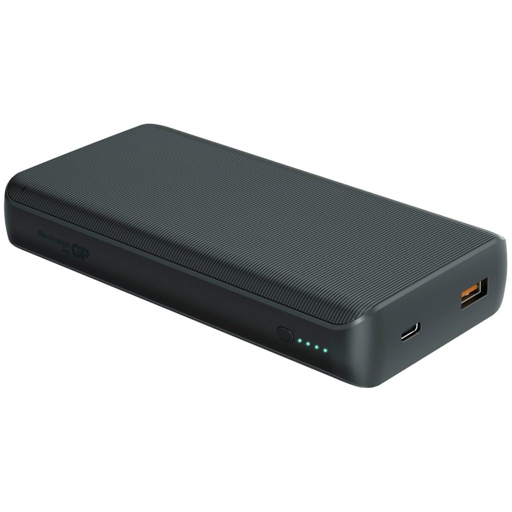 Gp t20b portatīvā powerbank 20000 mah pelēka 65w