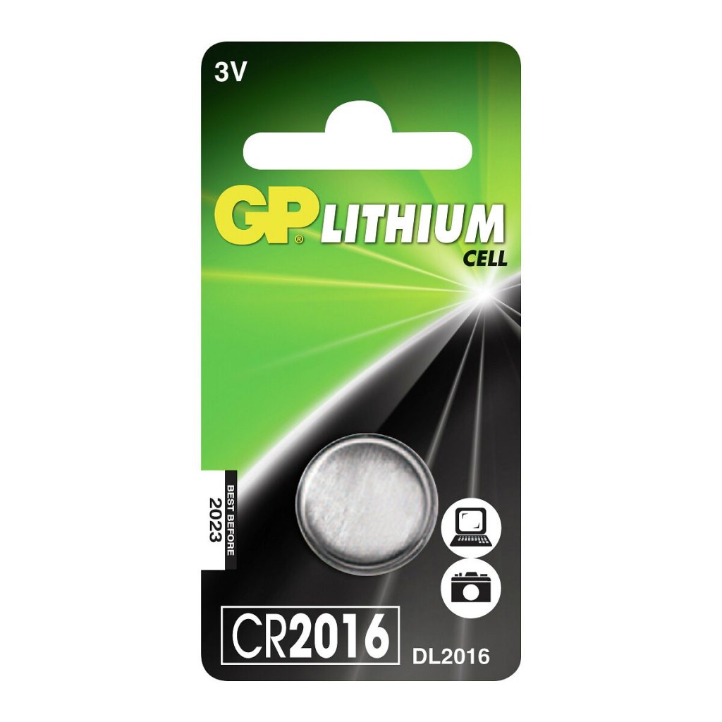 Kloķveida baterija 3v cr2016 litija 1 gab.