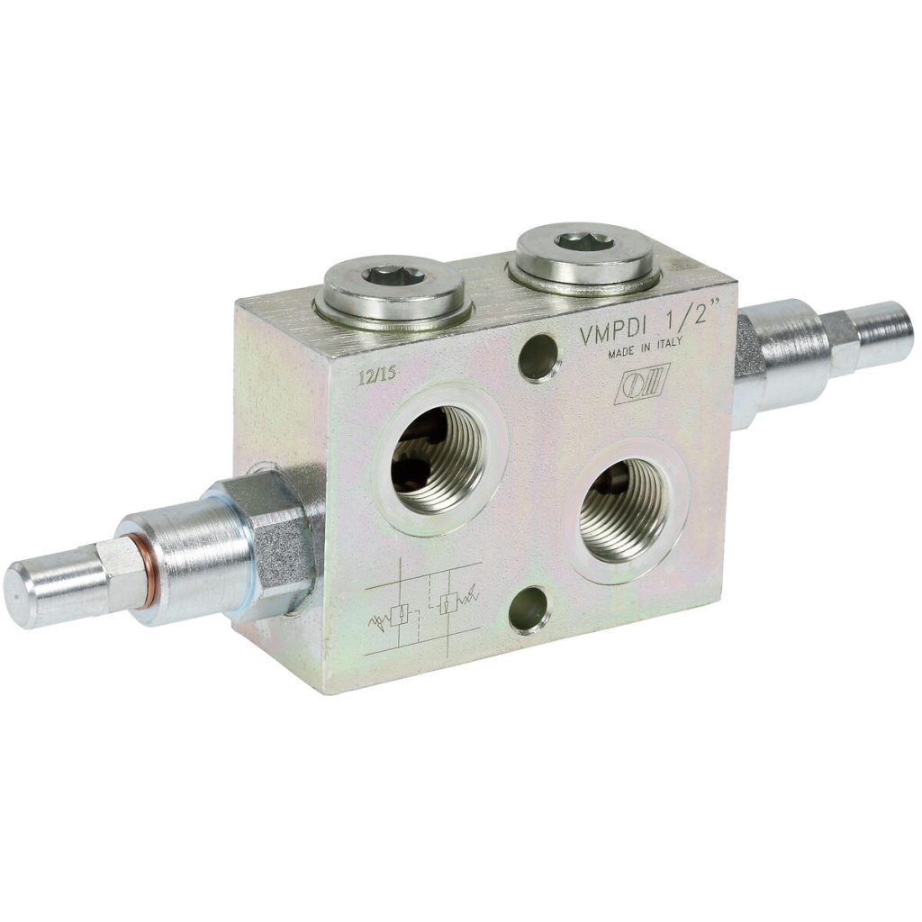 Divkāršais spiediena vārsts 3/8 vmpdi 10-180bar