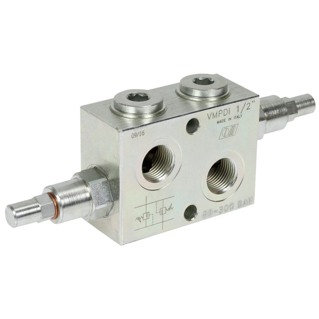 Divkāršais spiediena vārsts 1/2 vmpdi 80-300bar
