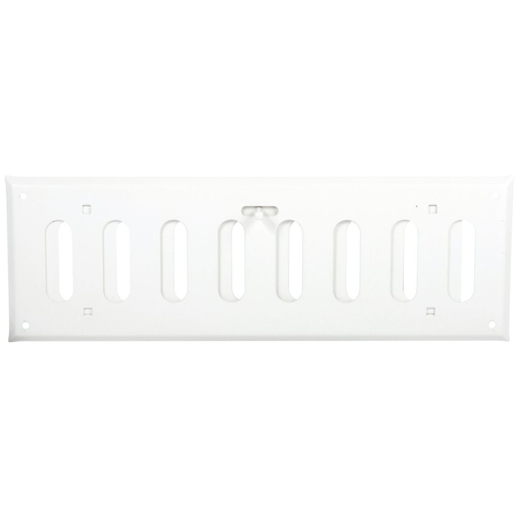 Vent vāks ht 300x100mm regulējams balts