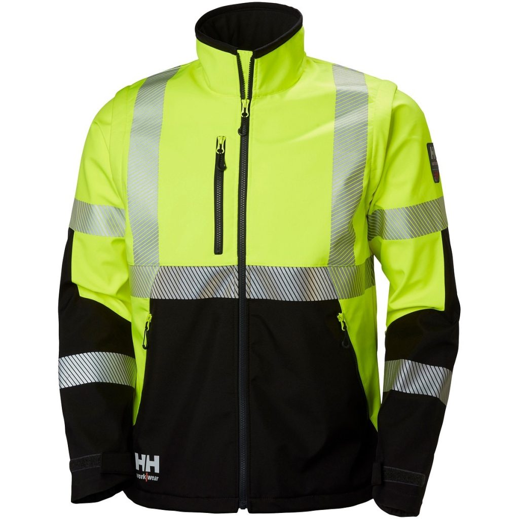 Jaka softshell l icu fl.yel/grey cl3 en20471