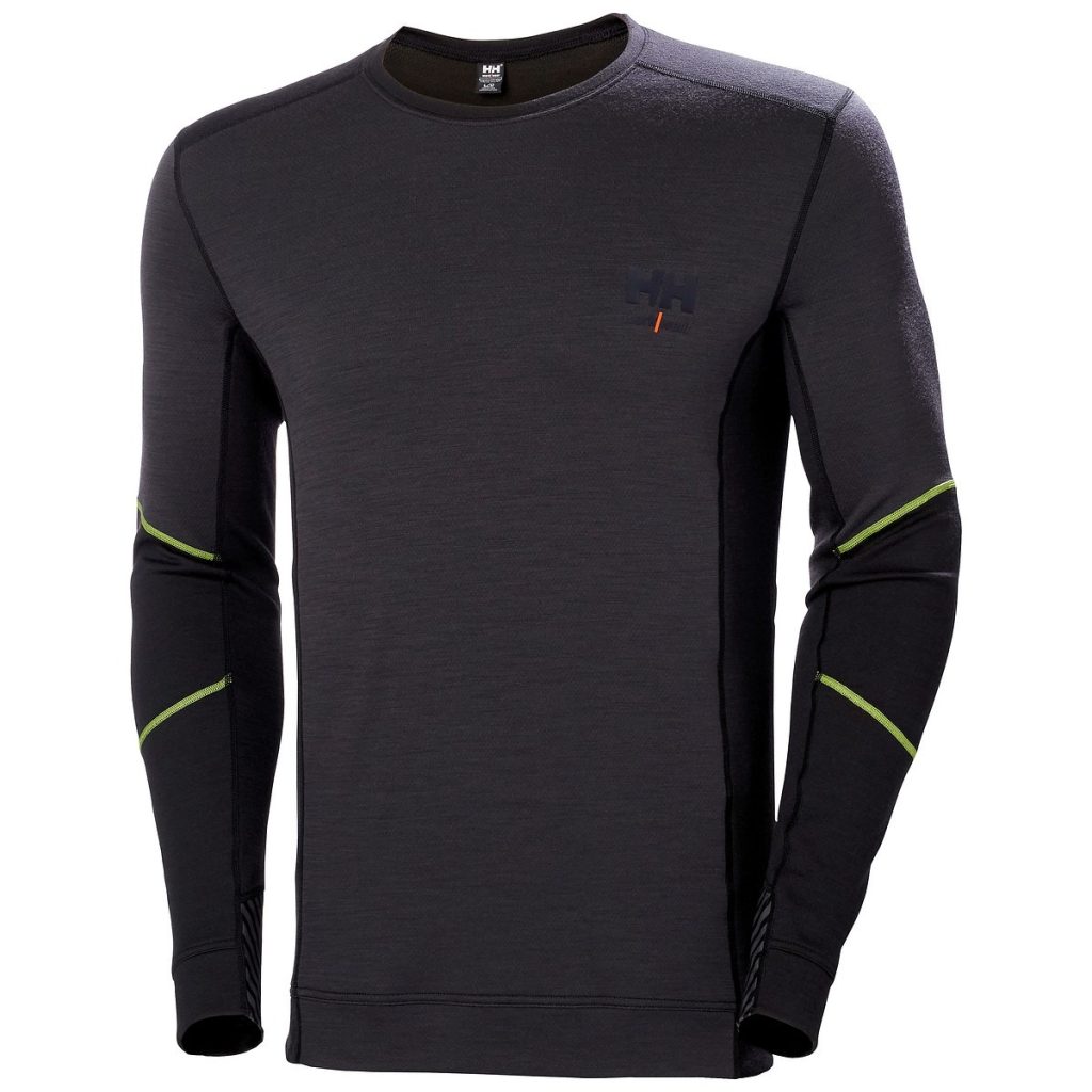 APAKŠKREKLS S MELNS/PELĒKS HH LIFA MERINO MERINO CREWNECK