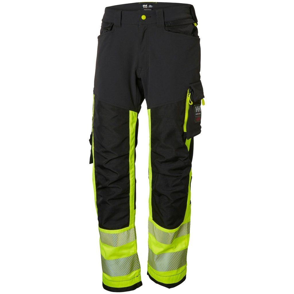 Garās bikses elastīgas ar kabatas kabatām c54 icu fl.dzeltens/